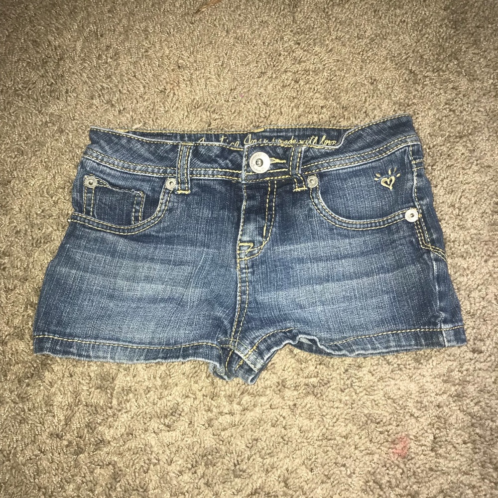 Justice jean shorts